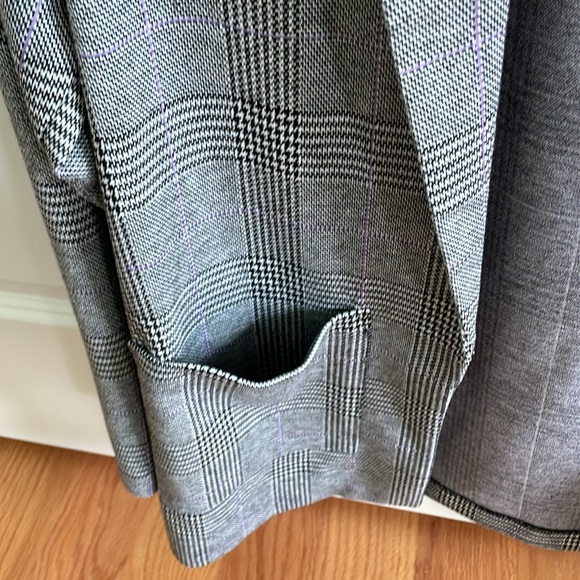 NWOT Plaid double breasted jacket - Picture 5 of 7